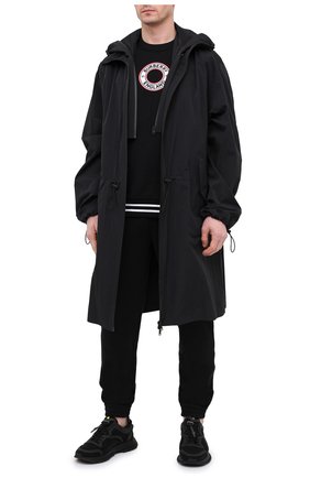 Мужские хлопковые джоггеры BURBERRY черного цвета по цене 52800 руб., арт. 8037983 | Фото 2 Мужские хлопковые джоггеры BURBERRY черного цвета, арт. 8037983 | Фото 2