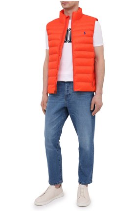 Мужская хлопковая футболка POLO RALPH LAUREN белого цвета по цене 6995 руб., арт. 710840424 | Фото 2 Мужская хлопковая футболка POLO RALPH LAUREN белого цвета, арт. 710840424 | Фото 2