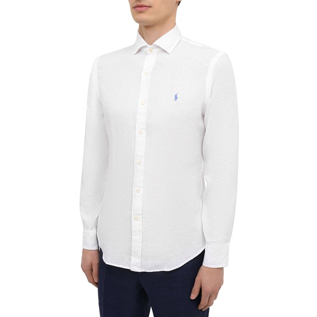фото Льняная рубашка polo ralph lauren