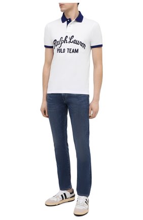 Мужское хлопковое поло POLO RALPH LAUREN белого цвета по цене 13100 руб., арт. 710835794 | Фото 2 Мужское хлопковое поло POLO RALPH LAUREN белого цвета, арт. 710835794 | Фото 2