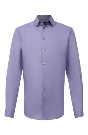 Мужская льняная рубашка GIORGIO ARMANI фиолетового цвета по цене 42950 руб., арт. 8WGCCZ97/TZ256 | Фото 1 Мужская льняная рубашка GIORGIO ARMANI фиолетового цвета, арт. 8WGCCZ97/TZ256 | Фото 1 (Длина (для топов): Стандартные; Рукава: Длинные; Материал внешний: Лен; Случай: Повседневный; Рубашки М: Slim Fit; Принт: Однотонные; Воротник: Кент; Манжеты: На пуговицах; Стили: Кэжуэл)