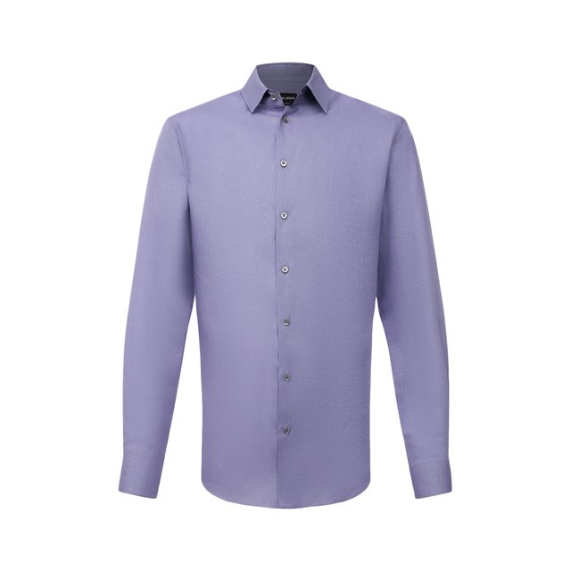 Льняная рубашка Giorgio Armani Фиолетовый 8WGCCZ97/TZ256 5460318