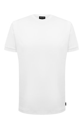 Мужская хлопковая футболка GIORGIO ARMANI белого цвета по цене 33650 руб., арт. 3KSM93/SJXDZ | Фото 1 Мужская хлопковая футболка GIORGIO ARMANI белого цвета, арт. 3KSM93/SJXDZ | Фото 1