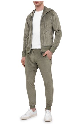 Мужской толстовка TOM FORD хаки цвета по цене 95200 руб., арт. BW277/TFJ205 | Фото 2 Мужской толстовка TOM FORD хаки цвета, арт. BW277/TFJ205 | Фото 2