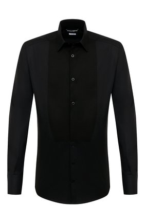 Мужская хлопковая сорочка DOLCE & GABBANA черного цвета по цене 72950 руб., арт. G5EN4T/GED78 | Фото 1 Мужская хлопковая сорочка DOLCE & GABBANA черного цвета, арт. G5EN4T/GED78 | Фото 1 (Материал внешний: Хлопок; Рукава: Длинные; Длина (для топов): Стандартные; Рубашки М: Slim Fit; Случай: Вечерний; Манжеты: На пуговицах; Воротник: Кент; Принт: Однотонные; Стили: Классический; Региональные ограничения белый список (Axapta Mercury): RU)