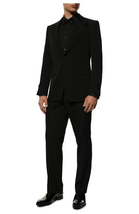 Мужская хлопковая сорочка DOLCE & GABBANA черного цвета по цене 72950 руб., арт. G5EN4T/GED78 | Фото 2 Мужская хлопковая сорочка DOLCE & GABBANA черного цвета, арт. G5EN4T/GED78 | Фото 2 (Материал внешний: Хлопок; Рукава: Длинные; Длина (для топов): Стандартные; Рубашки М: Slim Fit; Случай: Вечерний; Манжеты: На пуговицах; Воротник: Кент; Принт: Однотонные; Стили: Классический; Региональные ограничения белый список (Axapta Mercury): RU)