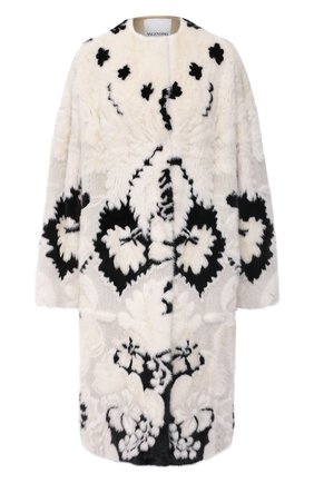 Женская шуба из меха норки VALENTINO черно-белого цвета по цене 5855000 руб., арт. VF3FAM401CF | Фото 1 Женская шуба из меха норки VALENTINO черно-белого цвета, арт. VF3FAM401CF | Фото 1