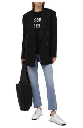 Женские кожаные кеды kourt KENZO белого цвета по цене 28350 руб., арт. FA62SN170L50 | Фото 2 Женские кожаные кеды kourt KENZO белого цвета, арт. FA62SN170L50 | Фото 2