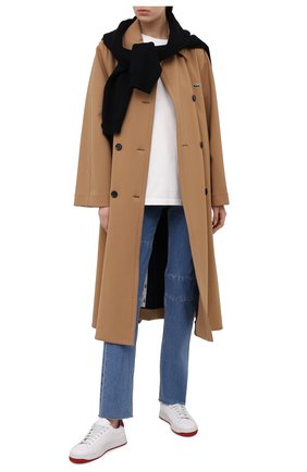 Женские кожаные кеды kourt KENZO красного цвета по цене 22950 руб., арт. FA62SN171L50 | Фото 2 Женские кожаные кеды kourt KENZO красного цвета, арт. FA62SN171L50 | Фото 2