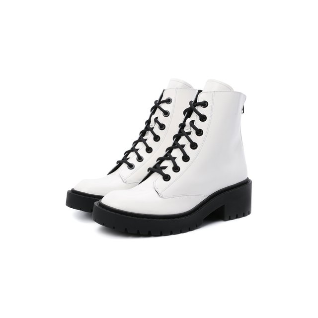 Кожаные ботинки City Kenzo FB52BT340L67, цвет белый, размер 41 - фото 1