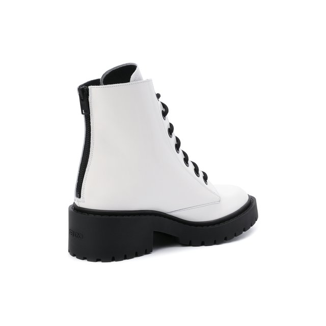 Кожаные ботинки City Kenzo FB52BT340L67, цвет белый, размер 41 - фото 4