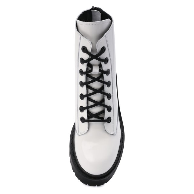 Кожаные ботинки City Kenzo FB52BT340L67, цвет белый, размер 41 - фото 5