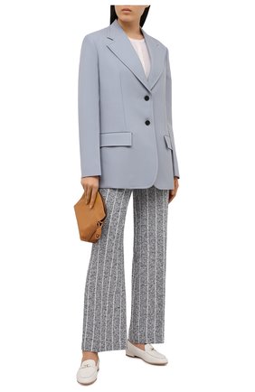 Женские кожаные лоферы KITON белого цвета по цене 49050 руб., арт. D51803X08T53 | Фото 2 Женские кожаные лоферы KITON белого цвета, арт. D51803X08T53 | Фото 2