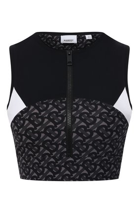Женский топ BURBERRY черного цвета по цене 24900 руб., арт. 8036687 | Фото 1 Женский топ BURBERRY черного цвета, арт. 8036687 | Фото 1
