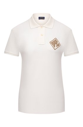 Женское хлопковое поло POLO RALPH LAUREN белого цвета по цене 14150 руб., арт. 211827873 | Фото 1 Женское хлопковое поло POLO RALPH LAUREN белого цвета, арт. 211827873 | Фото 1