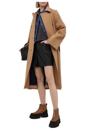 Женская хлопковая футболка KSUBI серого цвета по цене 10650 руб., арт. 5000005800 | Фото 2 Женская хлопковая футболка KSUBI серого цвета, арт. 5000005800 | Фото 2