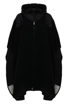 Женская шерстяное пончо MONCLER черного цвета по цене 106200 руб., арт. G1-093-3G515-00-A0189 | Фото 1 Женская шерстяное пончо MONCLER черного цвета, арт. G1-093-3G515-00-A0189 | Фото 1
