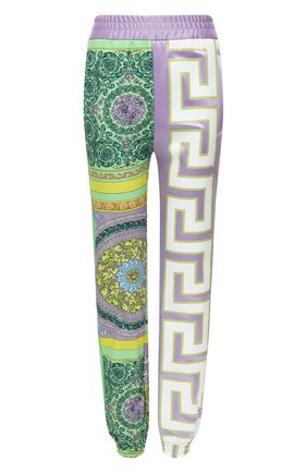 Женские хлопковые джоггеры VERSACE разноцветного цвета по цене 83300 руб., арт. A88512/1F00627 | Фото 1 Женские хлопковые джоггеры VERSACE разноцветного цвета, арт. A88512/1F00627 | Фото 1