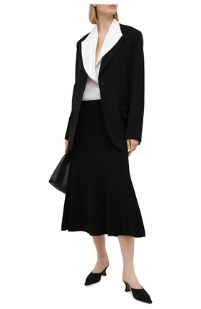 Женская шелковая блузка GIORGIO ARMANI белого цвета по цене 159500 руб., арт. 1SHCCZ09/TZ611 | Фото 2 Женская шелковая блузка GIORGIO ARMANI белого цвета, арт. 1SHCCZ09/TZ611 | Фото 2