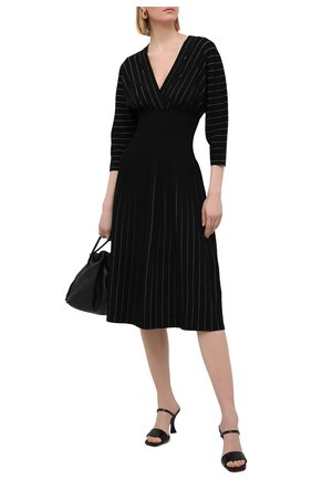Женское платье из вискозы PROENZA SCHOULER черного цвета по цене 88900 руб., арт. R2117599-KY213 | Фото 2 Женское платье из вискозы PROENZA SCHOULER черного цвета, арт. R2117599-KY213 | Фото 2