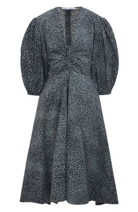 Женское хлопковое платье PROENZA SCHOULER WHITE LABEL голубого цвета по цене 46200 руб., арт. WL2113143-SC054S | Фото 1 Женское хлопковое платье PROENZA SCHOULER WHITE LABEL голубого цвета, арт. WL2113143-SC054S | Фото 1