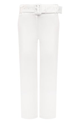 Женские хлопковые брюки PROENZA SCHOULER WHITE LABEL белого цвета по цене 37450 руб., арт. WL2116062-AC115 | Фото 1 Женские хлопковые брюки PROENZA SCHOULER WHITE LABEL белого цвета, арт. WL2116062-AC115 | Фото 1
