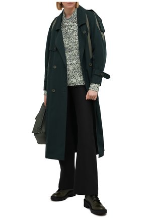Женский свитер из хлопка и вискозы PROENZA SCHOULER WHITE LABEL светло-зеленого цвета по цене 42400 руб., арт. WL2117566-KC084 | Фото 2 Женский свитер из хлопка и вискозы PROENZA SCHOULER WHITE LABEL светло-зеленого цвета, арт. WL2117566-KC084 | Фото 2
