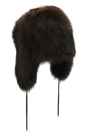 Мужская шапка-ушанка из меха фишера FURLAND коричневого цвета по цене 190000 руб., арт. 0167610310003300000 | Фото 2 Мужская шапка-ушанка из меха фишера FURLAND коричневого цвета, арт. 0167610310003300000 | Фото 2