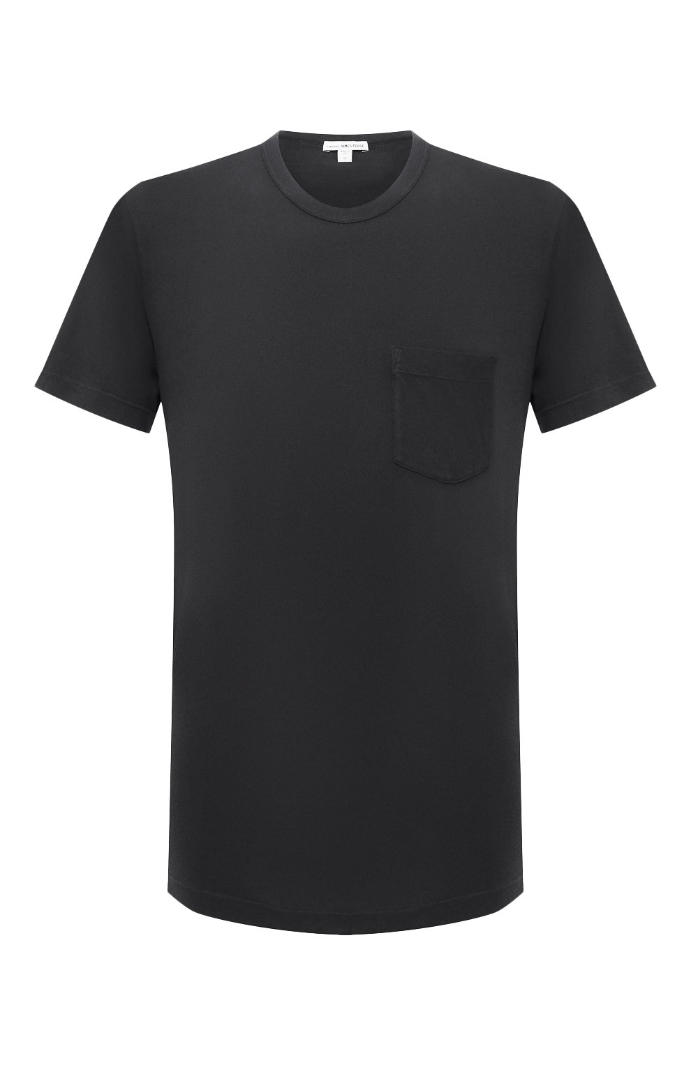 Мужская хлопковая футболка JAMES PERSE серого цвета, арт. MLJ3282 | Фото 1 (Принт: Без принта; Рукава: Короткие; Длина (для топов): Стандартные; Материал внешний: Хлопок; Стили: Минимализм)