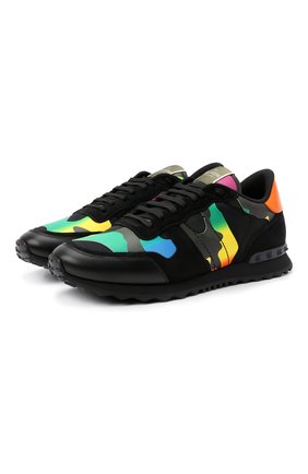 Мужские комбинированные кроссовки rockrunner VALENTINO разноцветного цвета по цене 51400 руб., арт. VY2S0723/ZGX | Фото 1 Мужские комбинированные кроссовки rockrunner VALENTINO разноцветного цвета, арт. VY2S0723/ZGX | Фото 1 (Стили: Гранж; Материал внутренний: Текстиль; Подошва: Массивная)