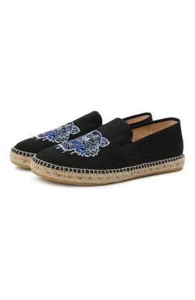 Мужские текстильные эспадрильи KENZO черного цвета по цене 15250 руб., арт. FB55ES188F70 | Фото 1 Мужские текстильные эспадрильи KENZO черного цвета, арт. FB55ES188F70 | Фото 1