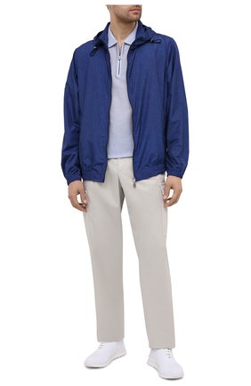 Мужские текстильные кроссовки KITON белого цвета по цене 46100 руб., арт. USSKD0TN00819 | Фото 2 Мужские текстильные кроссовки KITON белого цвета, арт. USSKD0TN00819 | Фото 2