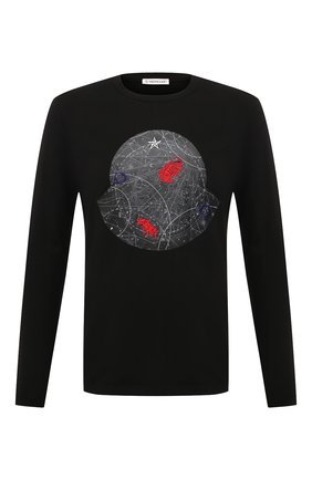 Мужская хлопковый лонгслив MONCLER черного цвета по цене 27100 руб., арт. G1-091-8D719-10-8390T | Фото 1 Мужская хлопковый лонгслив MONCLER черного цвета, арт. G1-091-8D719-10-8390T | Фото 1