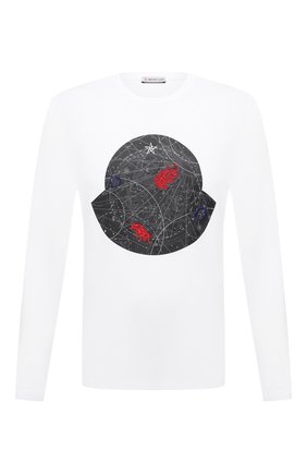 Мужская хлопковый лонгслив MONCLER белого цвета по цене 27100 руб., арт. G1-091-8D719-10-8390T | Фото 1 Мужская хлопковый лонгслив MONCLER белого цвета, арт. G1-091-8D719-10-8390T | Фото 1