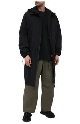 Мужская хлопковая футболка HERON PRESTON черного цвета по цене 28300 руб., арт. HMAA020R21JER0011049 | Фото 2 Мужская хлопковая футболка HERON PRESTON черного цвета, арт. HMAA020R21JER0011049 | Фото 2