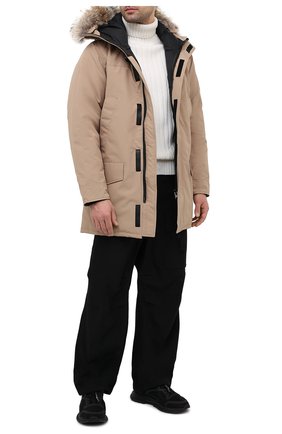 Мужская пуховая парка langford CANADA GOOSE бежевого цвета по цене 115500 руб., арт. 2062M | Фото 2 Мужская пуховая парка langford CANADA GOOSE бежевого цвета, арт. 2062M | Фото 2