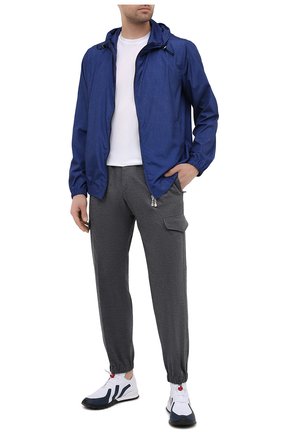 Мужские текстильные кроссовки KITON белого цвета по цене 63950 руб., арт. USSTICKN00650 | Фото 2 Мужские текстильные кроссовки KITON белого цвета, арт. USSTICKN00650 | Фото 2