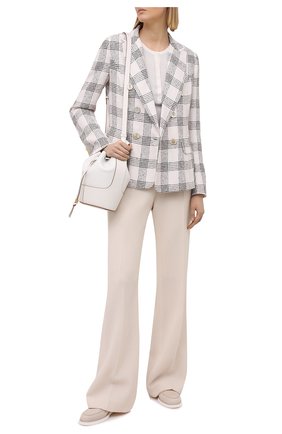 Женские кожаные лоферы SANTONI бежевого цвета по цене 41250 руб., арт. WUUM59352G0MTNUXE21 | Фото 2 Женские кожаные лоферы SANTONI бежевого цвета, арт. WUUM59352G0MTNUXE21 | Фото 2