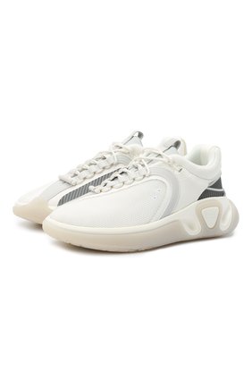 Мужские комбинированные кроссовки b-runner BALMAIN белого цвета по цене 54950 руб., арт. VM1C261/TGHR | Фото 1 Мужские комбинированные кроссовки b-runner BALMAIN белого цвета, арт. VM1C261/TGHR | Фото 1