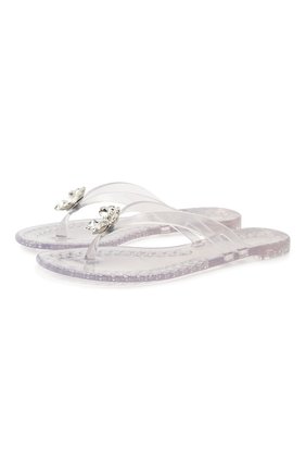 Женские шлепанцы jelly CASADEI белого цвета по цене 14850 руб., арт. 2Y233S0101BEACH9600 | Фото 1 Женские шлепанцы jelly CASADEI белого цвета, арт. 2Y233S0101BEACH9600 | Фото 1