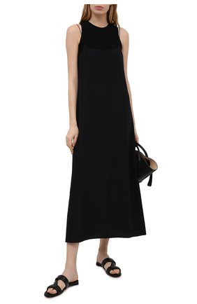 Женские кожаные сабо BOTTEGA VENETA черного цвета по цене 56650 руб., арт. 651374/VBSL0 | Фото 2 Женские кожаные сабо BOTTEGA VENETA черного цвета, арт. 651374/VBSL0 | Фото 2
