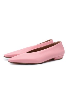 Женские кожаные балетки BOTTEGA VENETA розового цвета по цене 51500 руб., арт. 608872/VBSD0 | Фото 1 Женские кожаные балетки BOTTEGA VENETA розового цвета, арт. 608872/VBSD0 | Фото 1