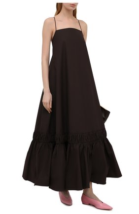 Женские кожаные балетки BOTTEGA VENETA розового цвета по цене 51500 руб., арт. 608872/VBSD0 | Фото 2 Женские кожаные балетки BOTTEGA VENETA розового цвета, арт. 608872/VBSD0 | Фото 2