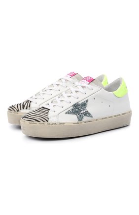 Женские кожаные кеды hi star GOLDEN GOOSE DELUXE BRAND белого цвета по цене 40950 руб., арт. GWF00118.F000231 | Фото 1 Женские кожаные кеды hi star GOLDEN GOOSE DELUXE BRAND белого цвета, арт. GWF00118.F000231 | Фото 1