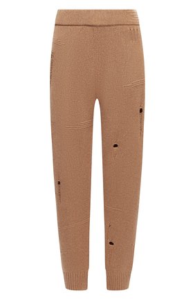 Женские шерстяные джоггеры HELMUT LANG коричневого цвета по цене 39650 руб., арт. K10HW712 | Фото 1 Женские шерстяные джоггеры HELMUT LANG коричневого цвета, арт. K10HW712 | Фото 1