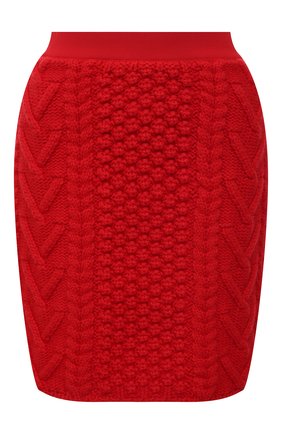 Женская шерстяная юбка BOTTEGA VENETA красного цвета по цене 79550 руб., арт. 651747/V0IL0 | Фото 1 Женская шерстяная юбка BOTTEGA VENETA красного цвета, арт. 651747/V0IL0 | Фото 1