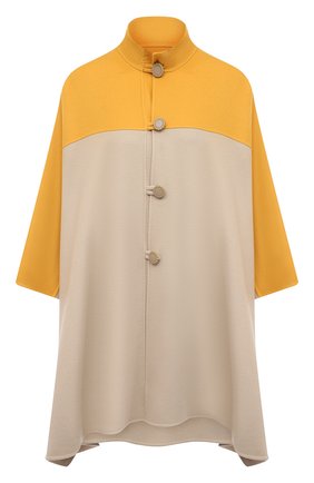 Женская кашемировая накидка LORO PIANA бежевого цвета по цене 482500 руб., арт. FAL6366 | Фото 1 Женская кашемировая накидка LORO PIANA бежевого цвета, арт. FAL6366 | Фото 1 (Материал внешний: Шерсть, Кашемир; Длина (верхняя одежда): До середины бедра; Стили: Кэжуэл)