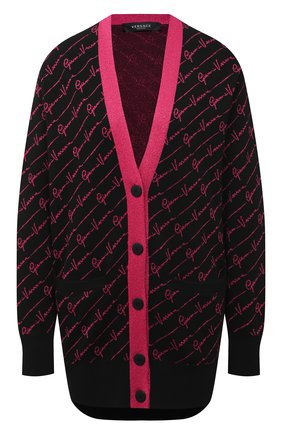 Женский кардиган VERSACE фуксия цвета по цене 125500 руб., арт. A85553/A237510 | Фото 1 Женский кардиган VERSACE фуксия цвета, арт. A85553/A237510 | Фото 1