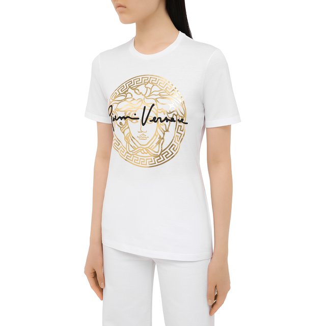 фото Хлопковая футболка versace