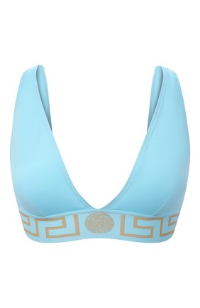Женский бра с мягкой чашкой VERSACE голубого цвета по цене 16000 руб., арт. ABD01094/A232185 | Фото 1 Женский бра с мягкой чашкой VERSACE голубого цвета, арт. ABD01094/A232185 | Фото 1 (Материал внешний: Синтетический материал; Женское Кросс-КТ: Раздельные купальники)